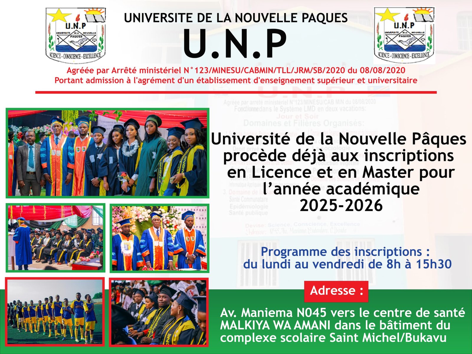 L 'Année académique 2025-2026 est là !!!!